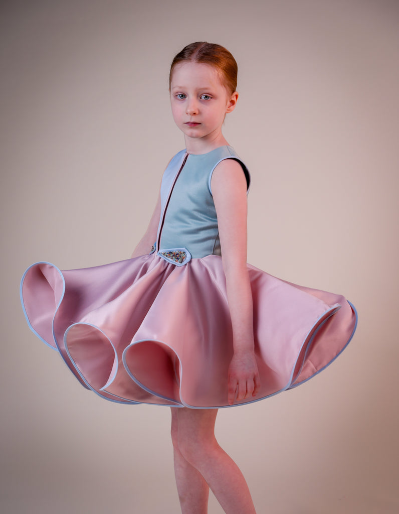 NIKOLIA "Bubble Journey" Plumeria Dress