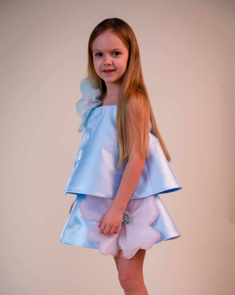 NIKOLIA "Bubble Journey" BlueStar Dress