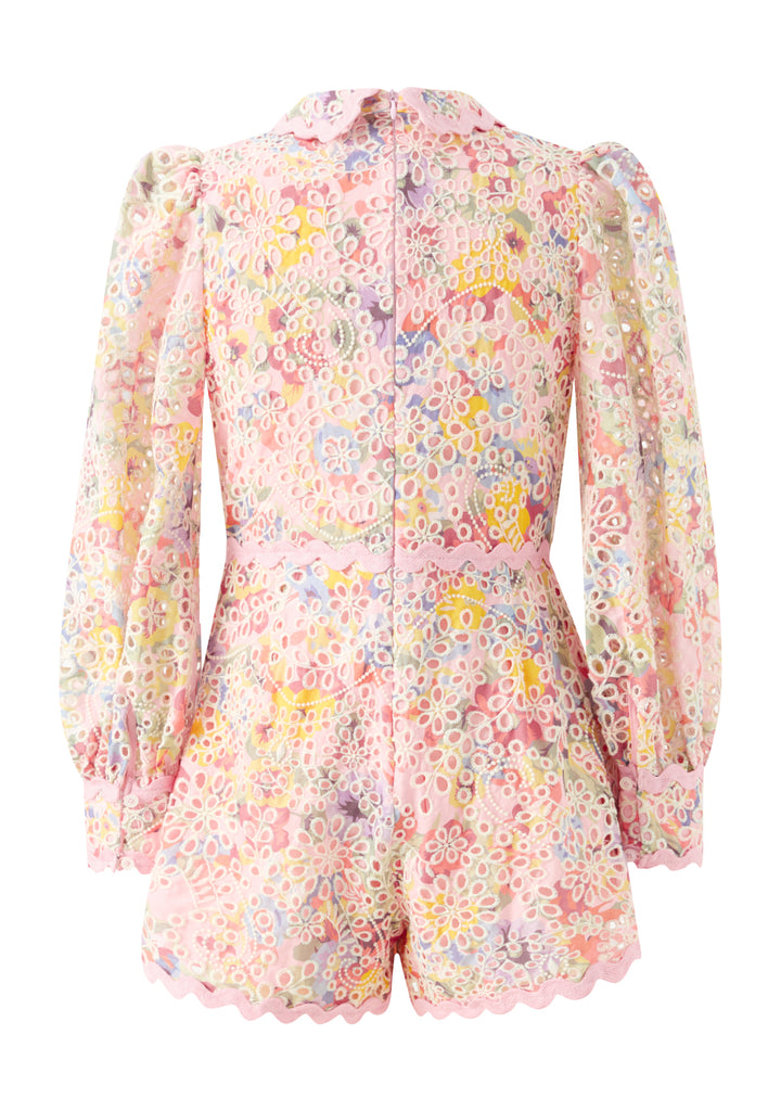 MARLO KIDS Alanna Embroidered Romper