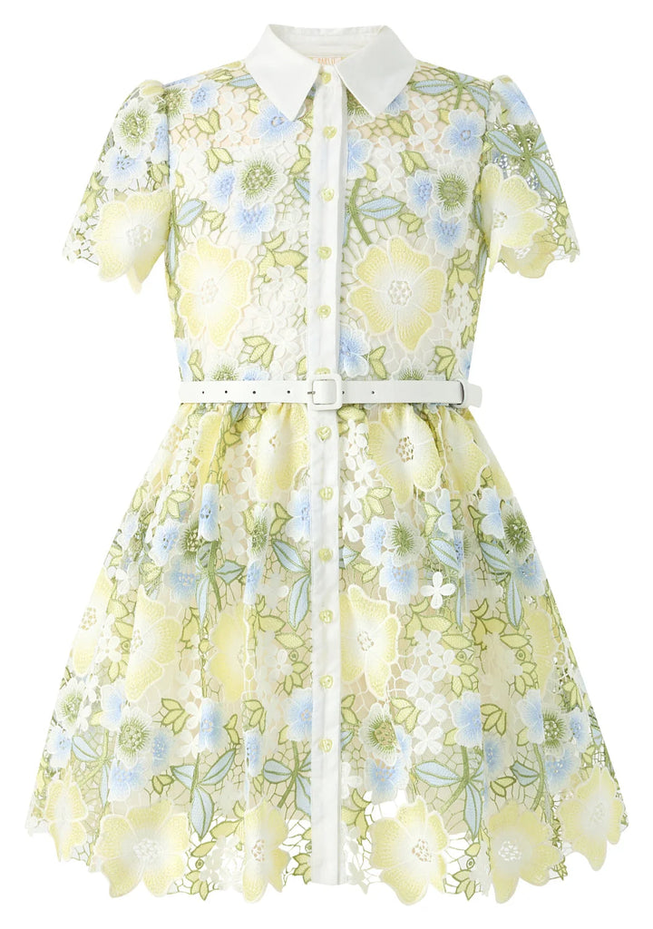 MARLO KIDS Vienna Embroidered Mini Dress
