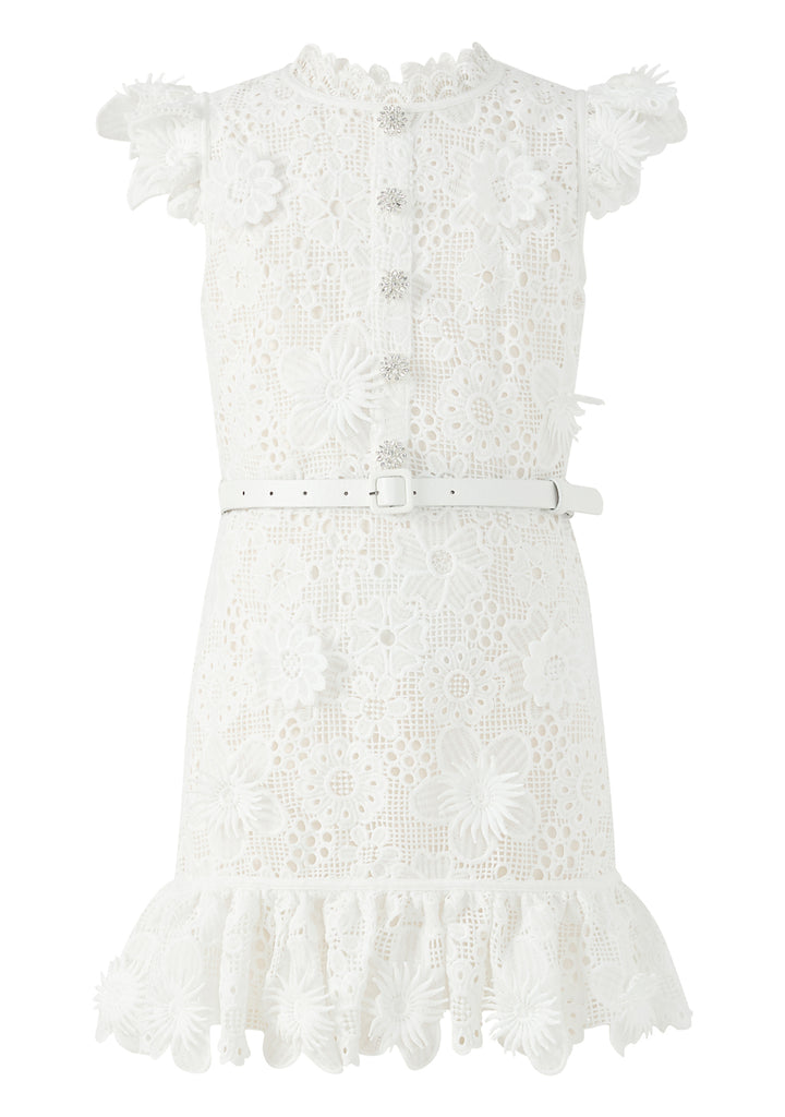 MARLO KIDS Lucinda Embroidered Mini Dress