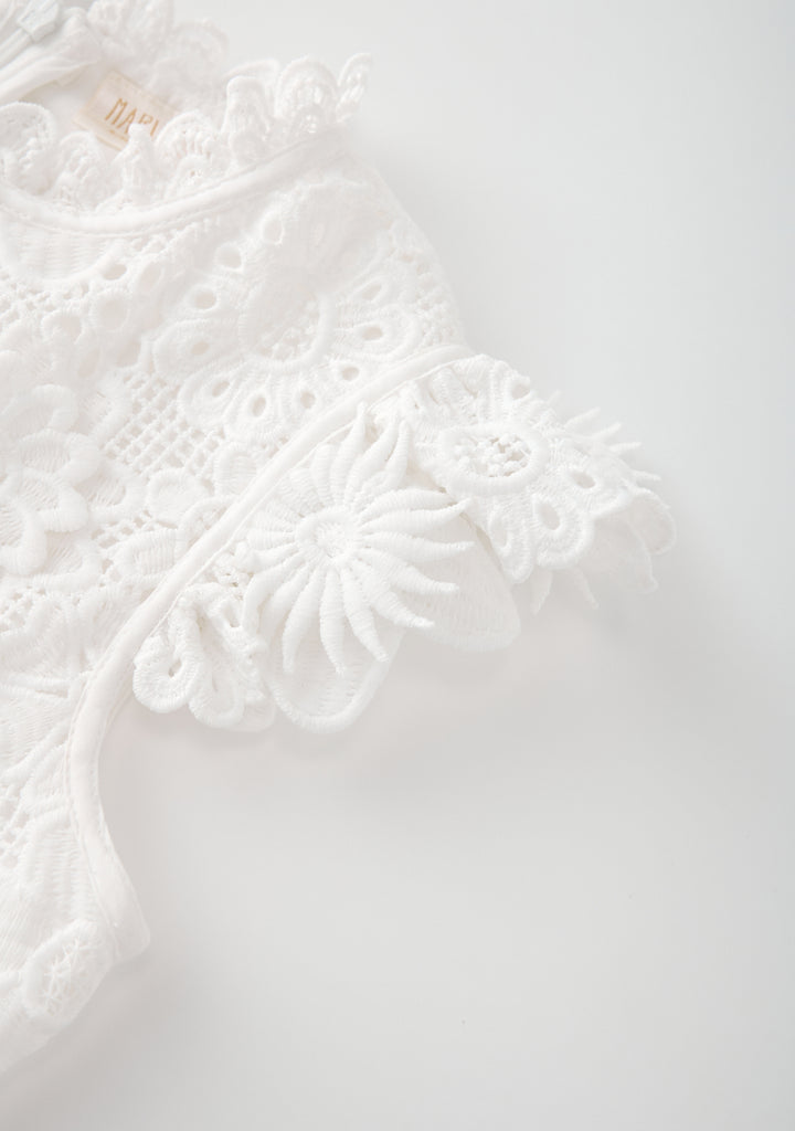 MARLO KIDS Lucinda Embroidered Mini Dress