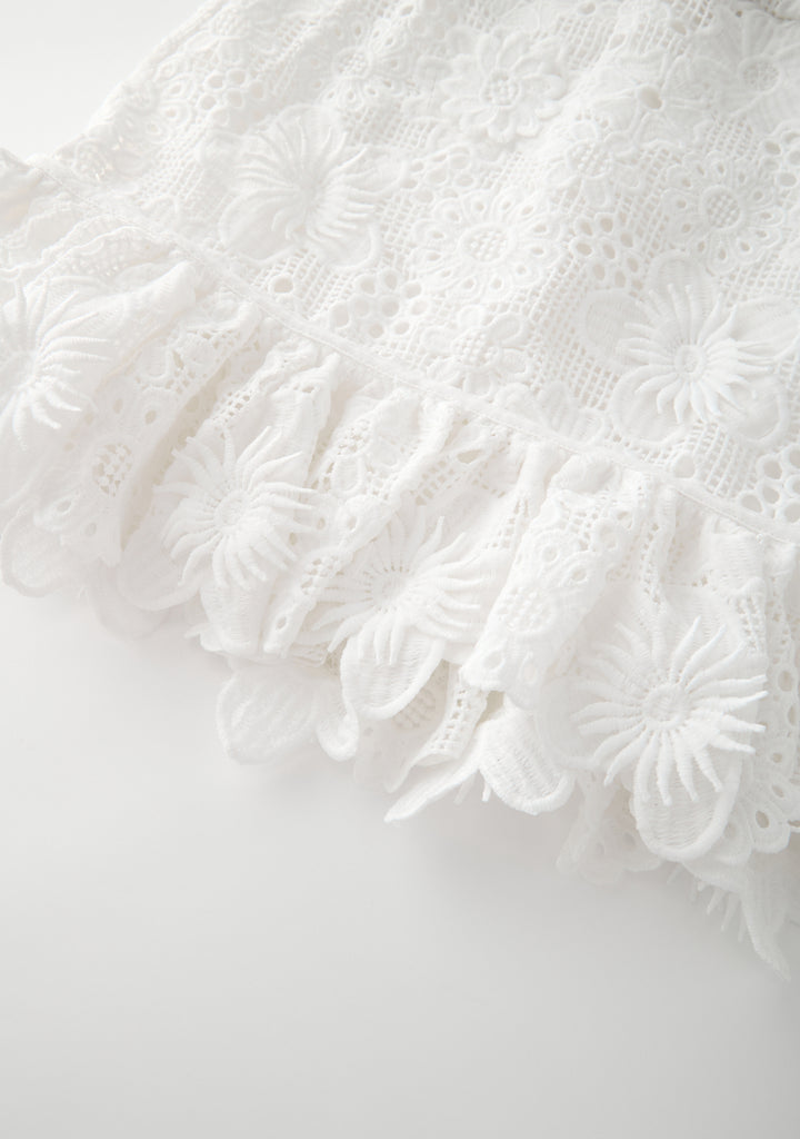 MARLO KIDS Lucinda Embroidered Mini Dress