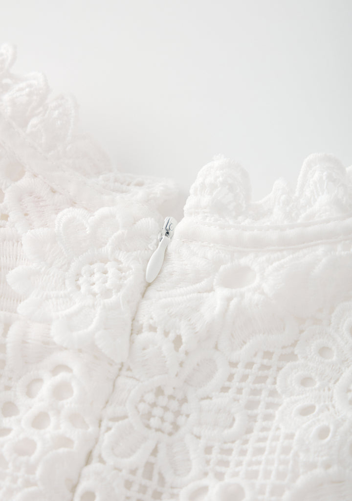 MARLO KIDS Lucinda Embroidered Mini Dress