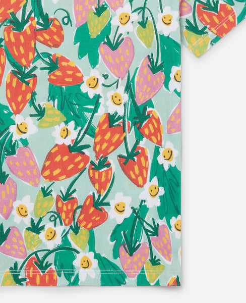 ◆完売前に◆【Stella McCartney】チェリープリント ミニドレス STELLA MCCARTNEY STRAWBERRY FLORAL T_SHIRT DRESS