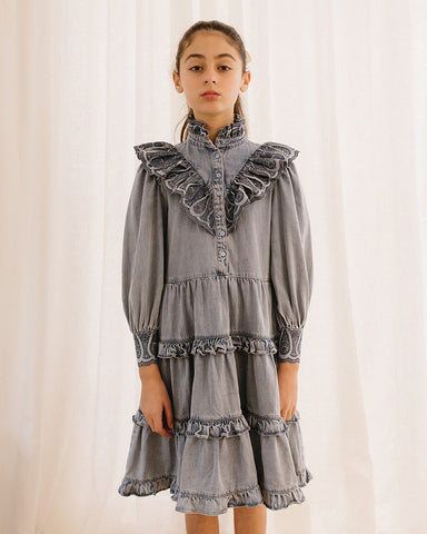 WOLF AND RITA  'A Thousand Rainbows'  MÁRCIA PLUM Dress