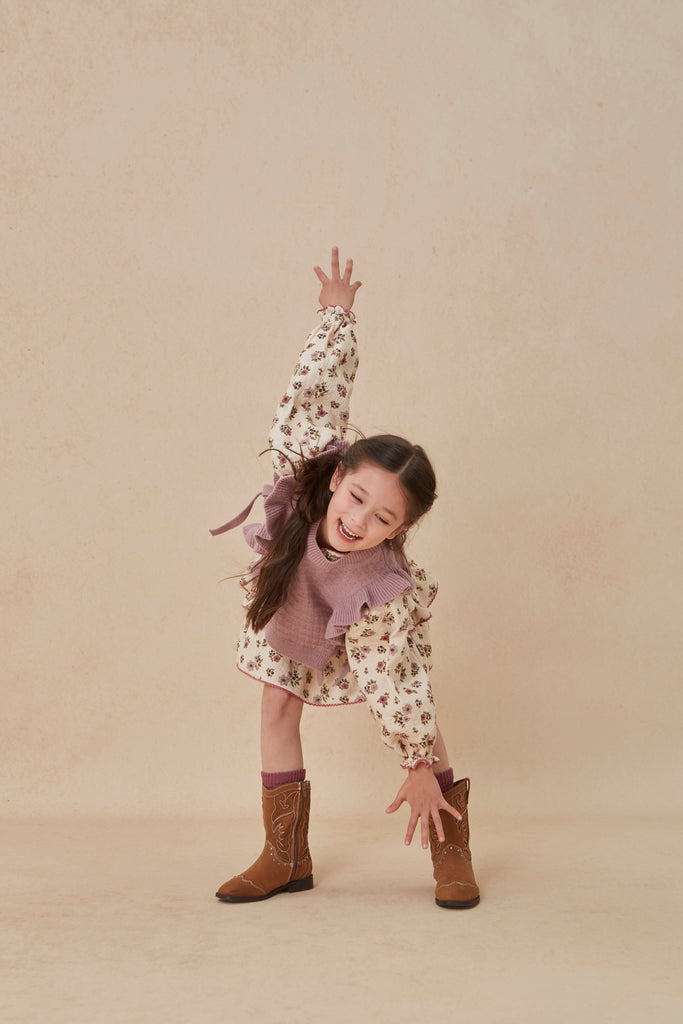 C'ERA UNA VOLTA FALL 2026 "GLIDING THROUGH TIME" Kiki Skirt Cream Flower