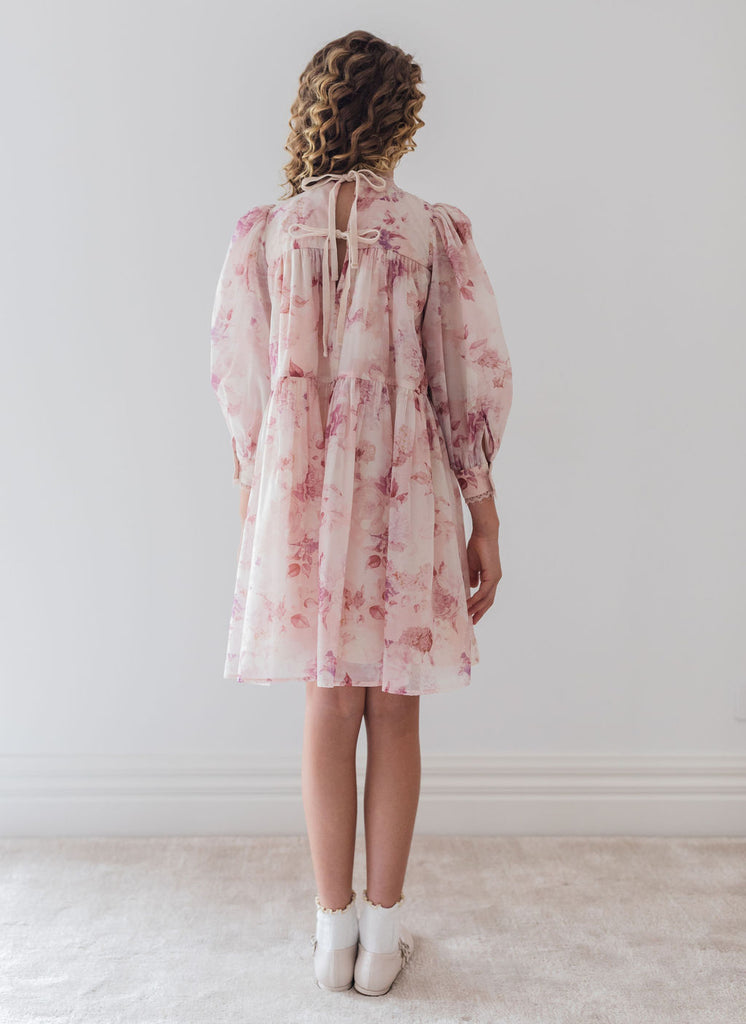 PETITE AMALIE "Fantasque"  Dreamy Organza Smock Dress
