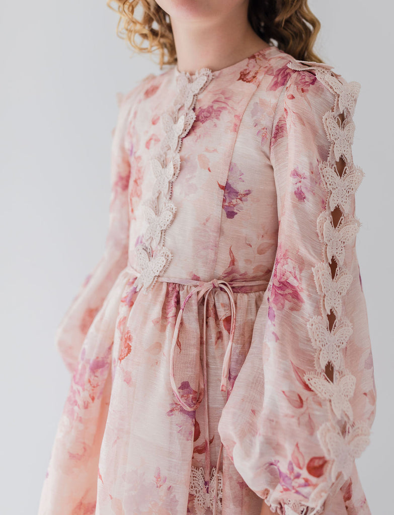 PETITE AMALIE "Fantasque"  Alice Butterfly Applique Dress
