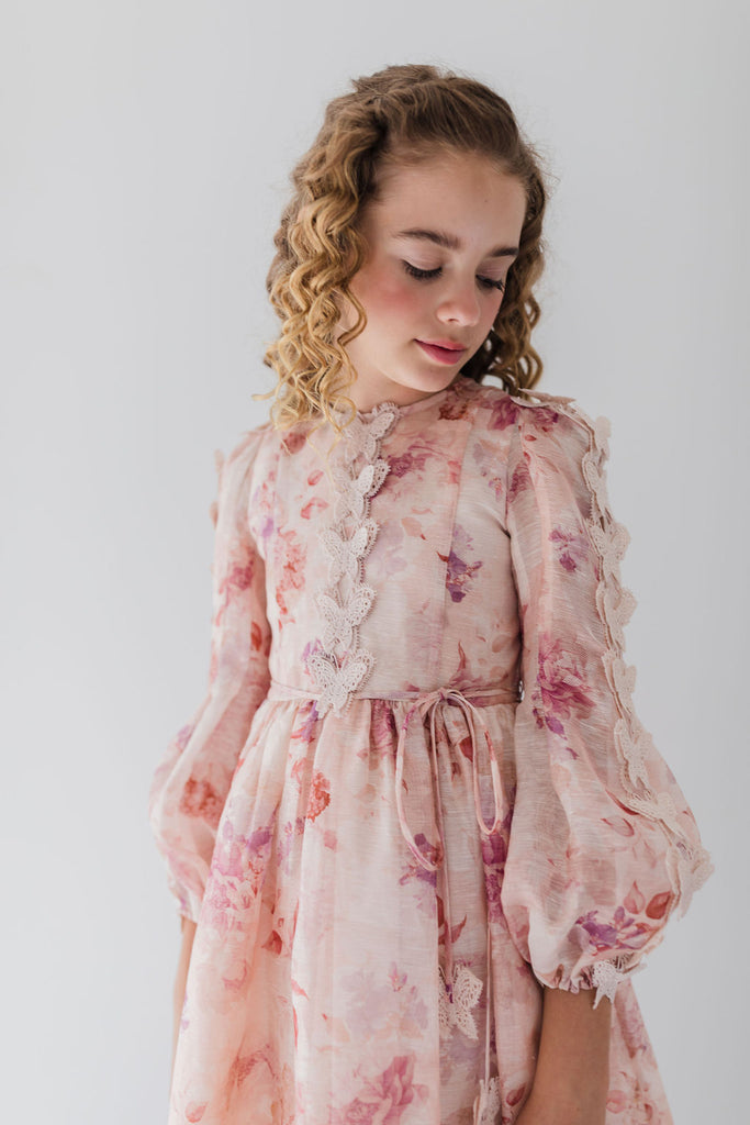 PETITE AMALIE "Fantasque"  Alice Butterfly Applique Dress