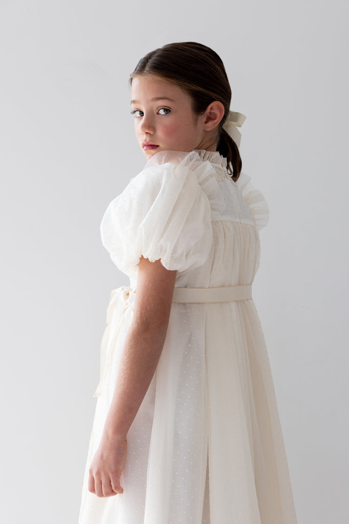 PETITE AMALIE "La Fleur" Vintage Dolly Lace Tulle Dress