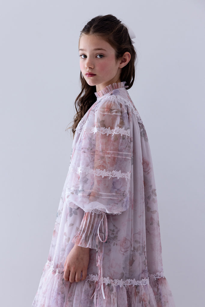 PETITE AMALIE FALL 2026 Fantasy Printed Tulle Dress