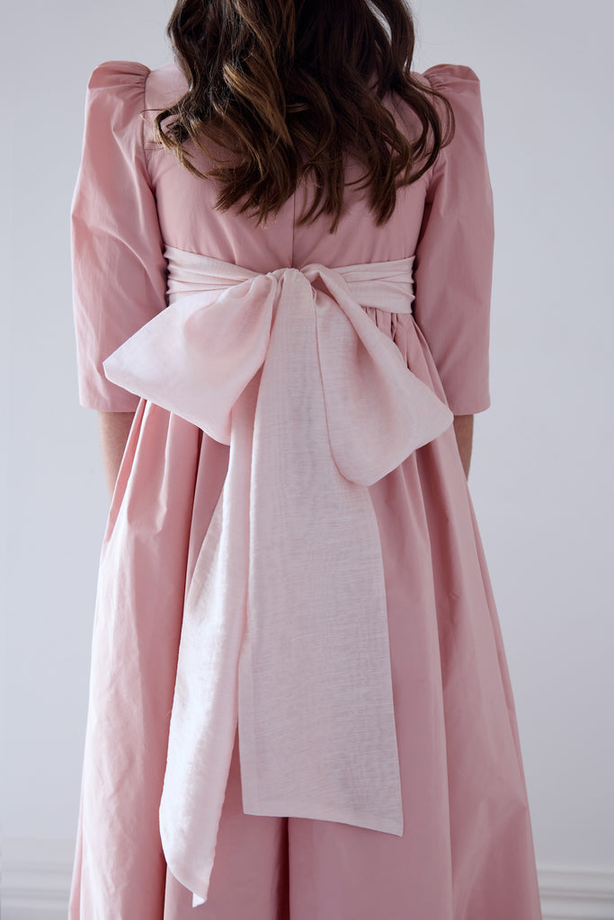 PETITE AMALIE FALL 2026 Taffeta Gown With Sash