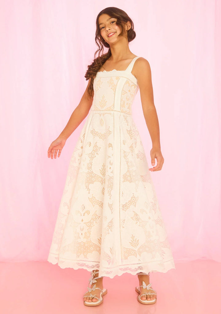 MARLO KIDS Celia Lace Maxi Dress