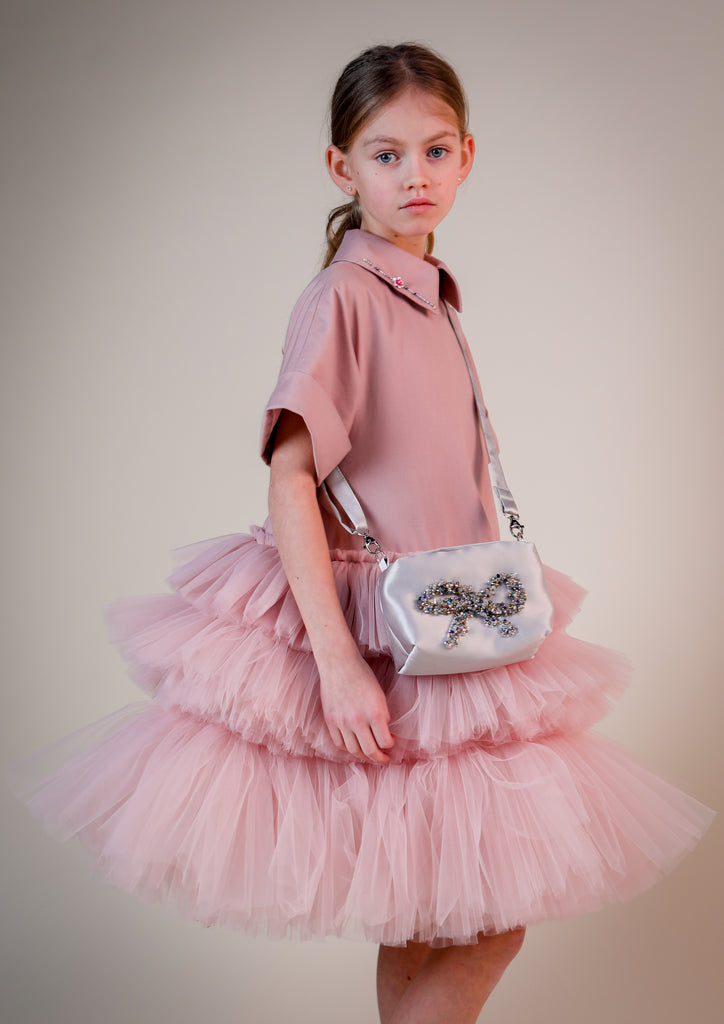 NIKOLIA "Bubble Journey" Mimosa Dress in Pink