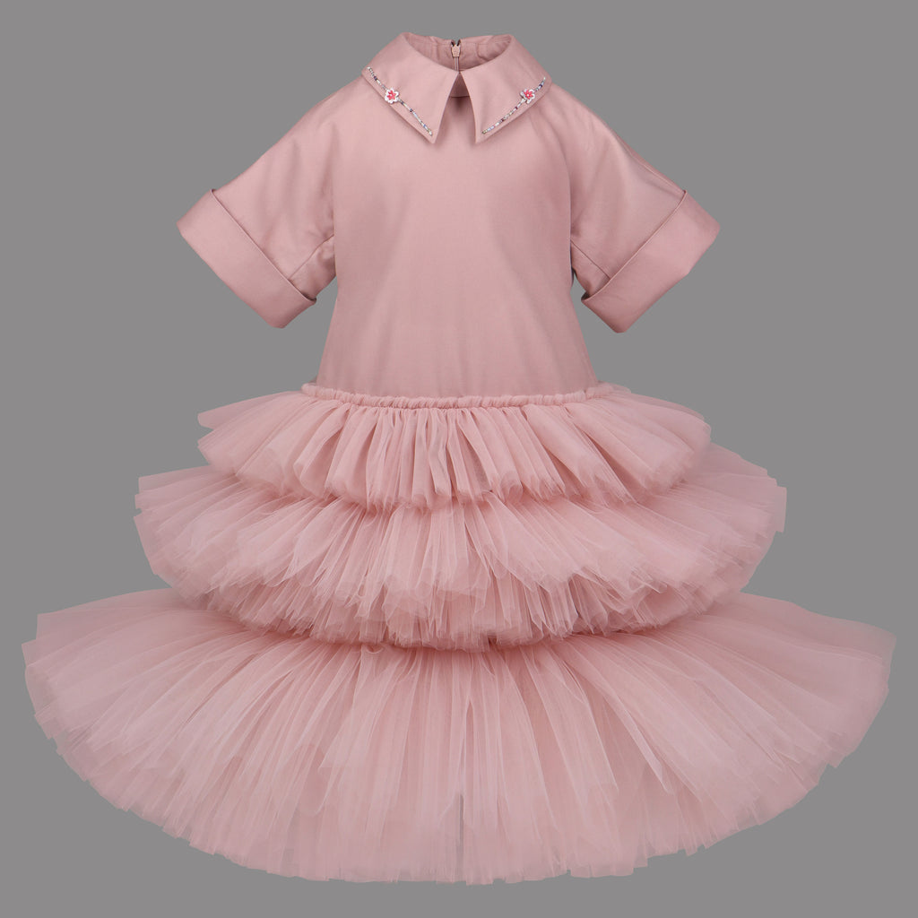 NIKOLIA "Bubble Journey" Mimosa Dress in Pink