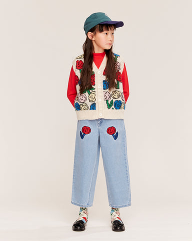 WYNKEN FW24 LAPIN VELVET JACKET in Forget Me Not