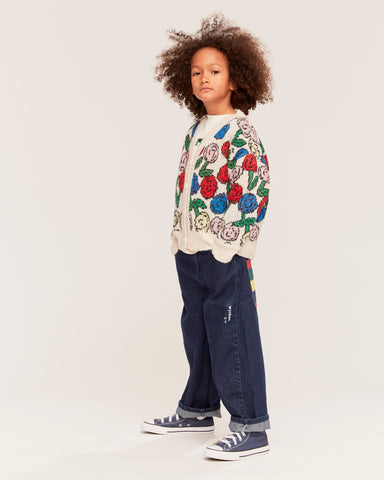 WYNKEN FW24 LAPIN VELVET JACKET in Forget Me Not