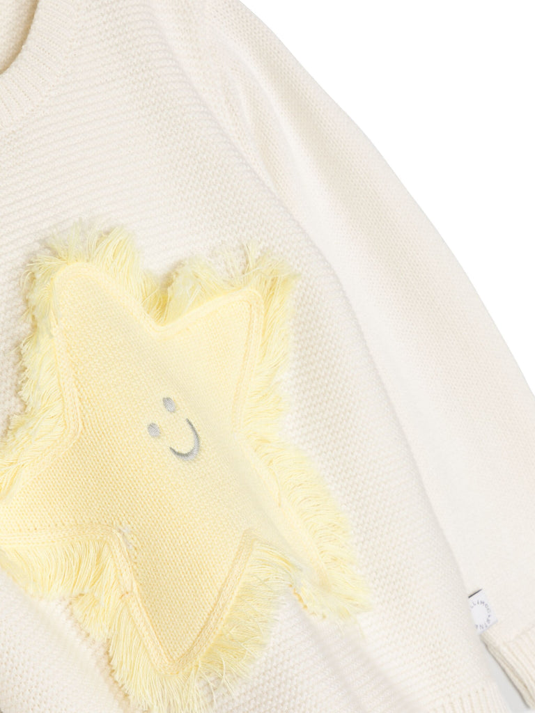 STELLA MCCARTNEY KIDS Baby Organic Cotton Star Intarsia Sweater