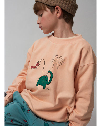 C'ERA UNA VOLTA Olly Pullover Sweater in Dusty Pink