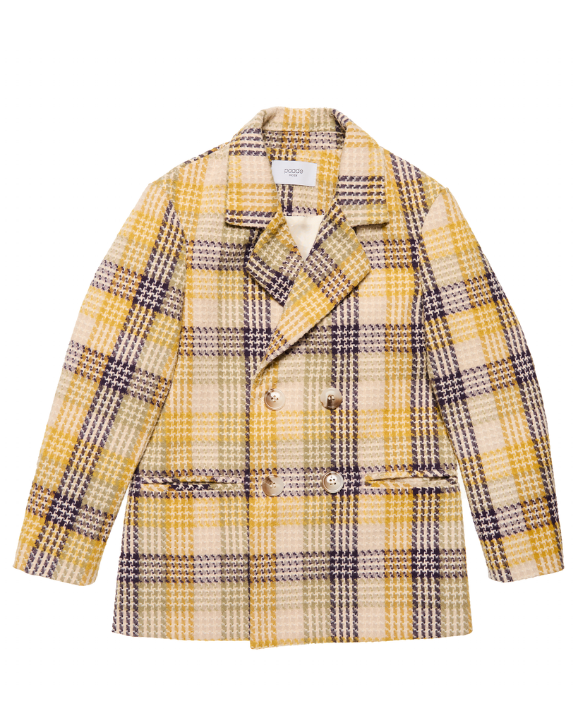 PAADE MODE "WONDER VOYAGE" Cotton Double Breasted Vero Jacket in Yellow