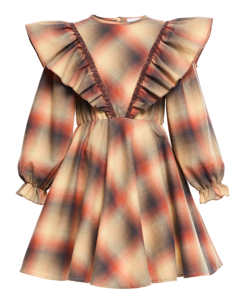 PAADE MODE "WONDER VOYAGE" Ciro Dress with Ruffles in Yellow