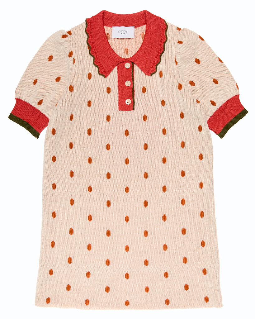 PAADE MODE "WONDER VOYAGE" Wool Dress Bambi in White