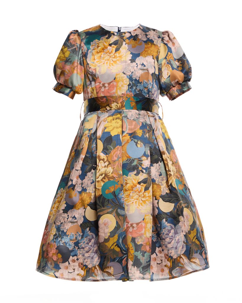 PAADE MODE "WONDER VOYAGE" Atelier Silk Felice Maxi Dress in Blue