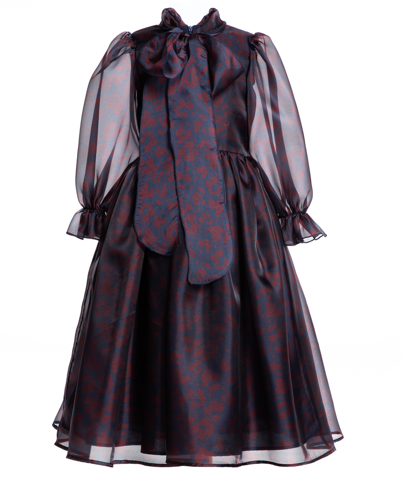 PAADE MODE "WONDER VOYAGE" Atelier Chiffon Maxi Dress Cara in Aubergine