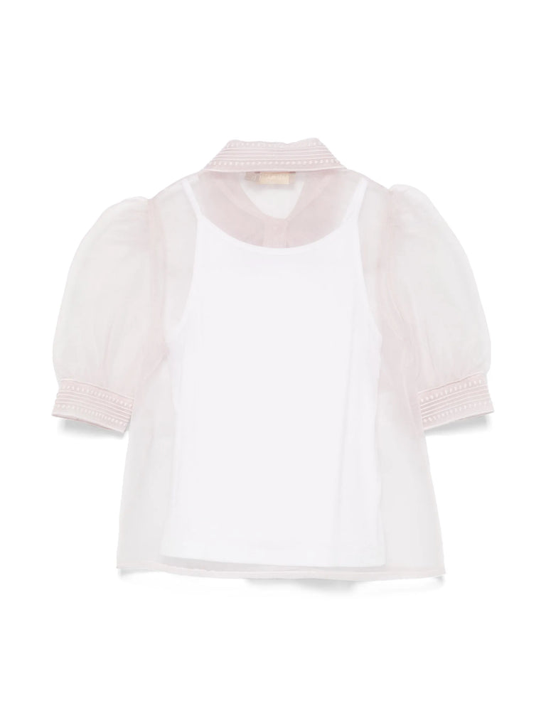 ELIE SAAB Spring Summer 2025 ORGANZA BOW BLOUSE TOP