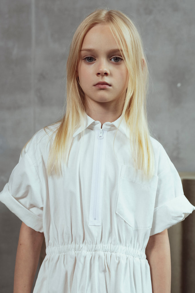 UNLABEL SS26 Clara Dress in Paper