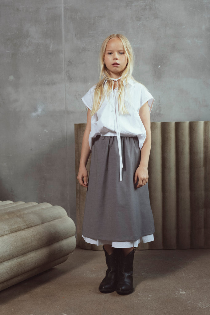 UNLABEL SS26 Hope Shirt in Paper