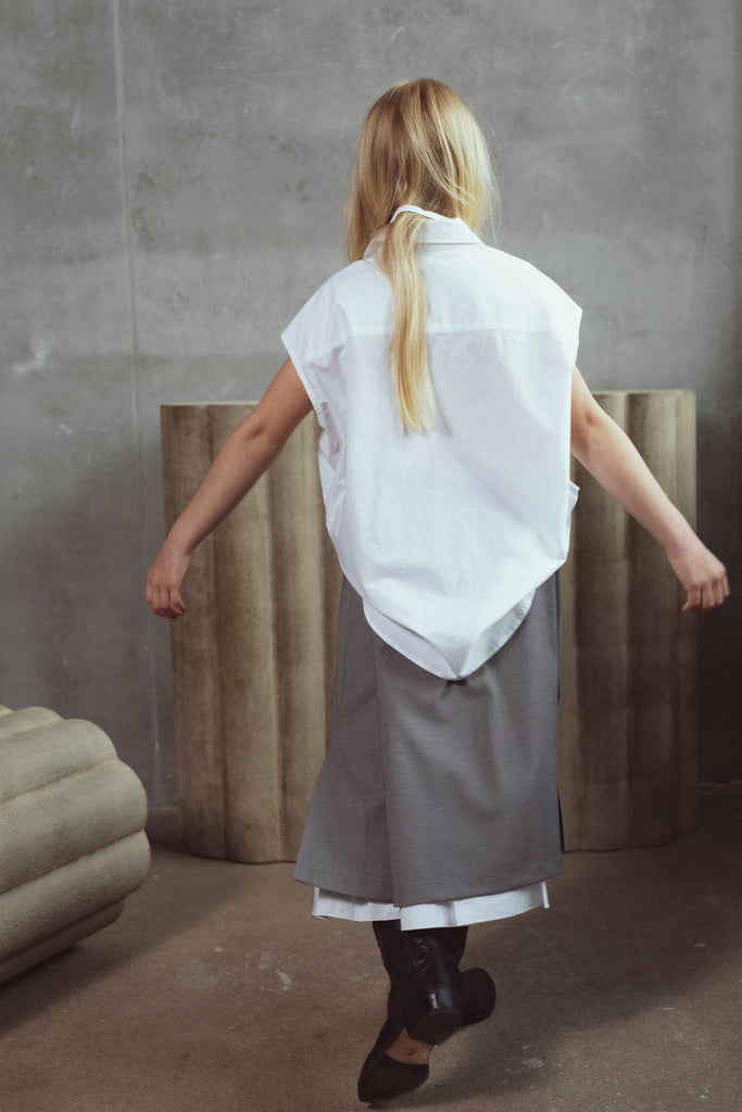 UNLABEL SS26 Hope Shirt in Paper