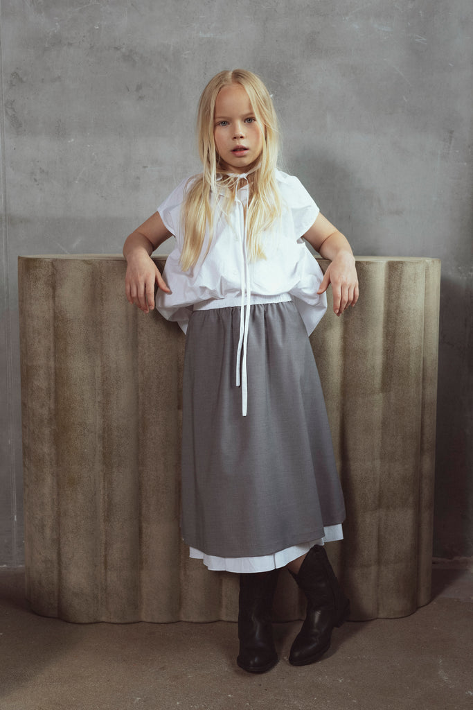 UNLABEL SS26 Hope Shirt in Paper