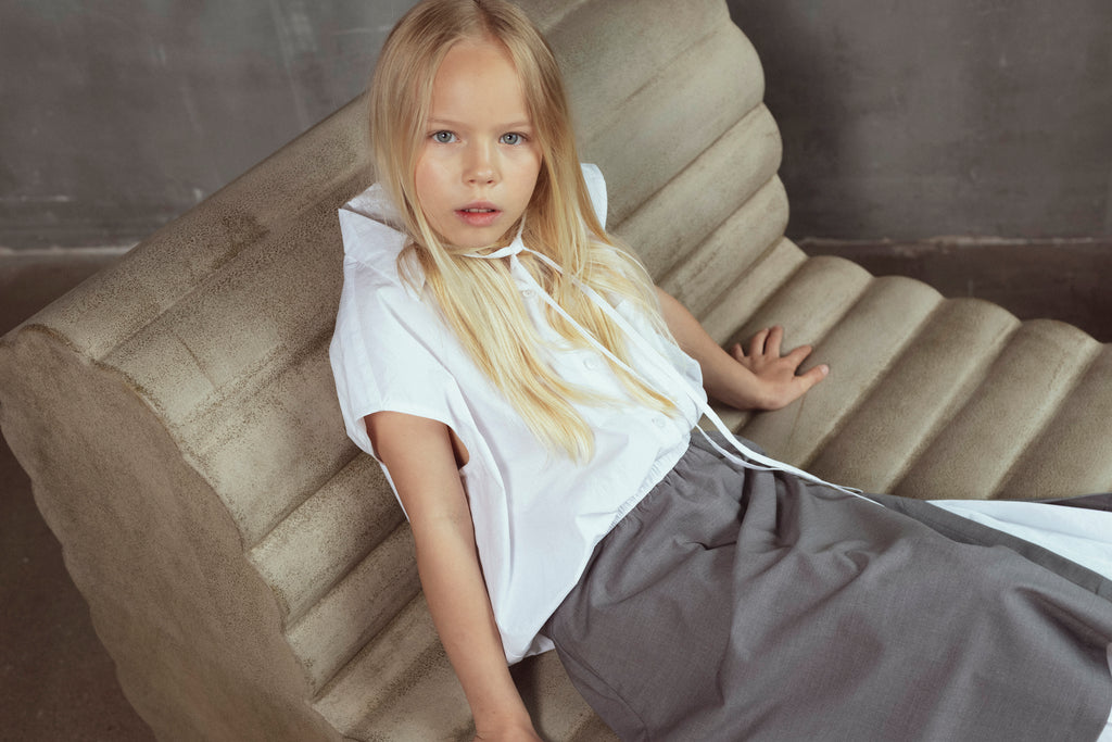 UNLABEL SS26 Hope Shirt in Paper