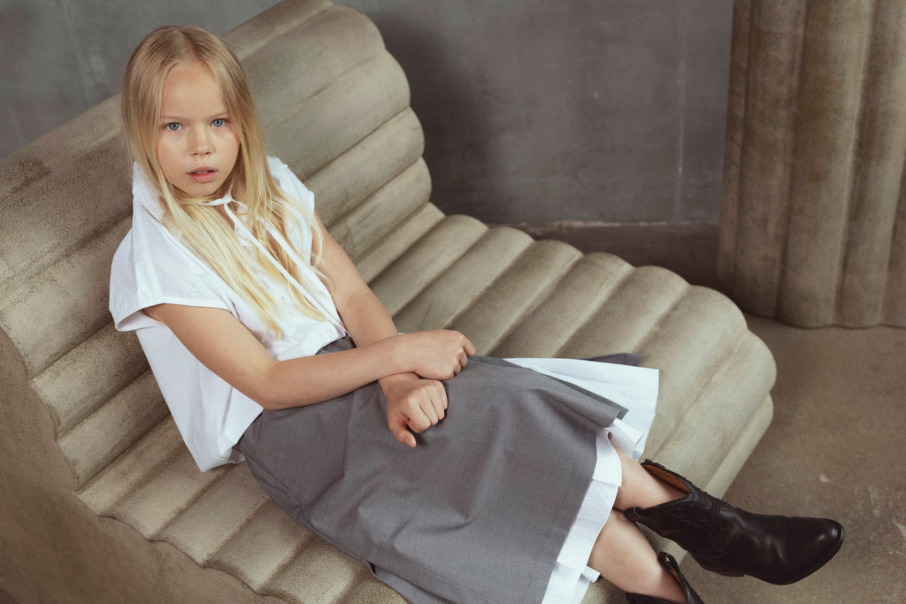 UNLABEL SS26 Hope Shirt in Paper