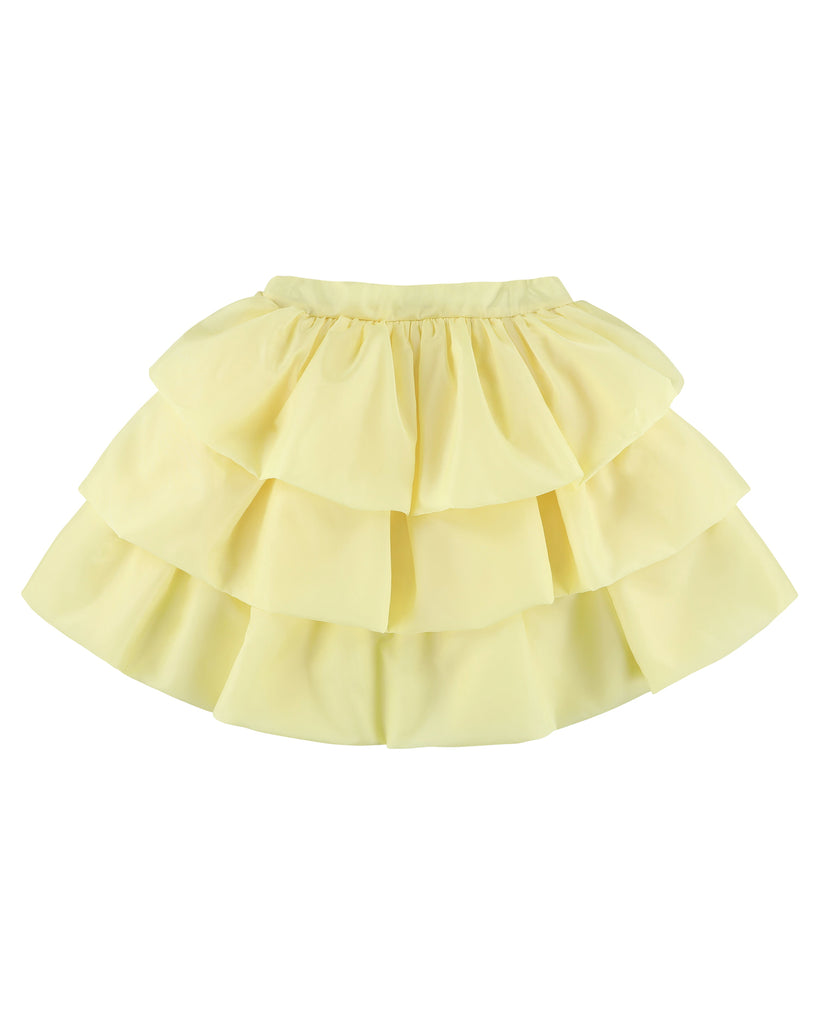 CAROLINE BOSMANS AW24 Tiered Skirt in Yellow