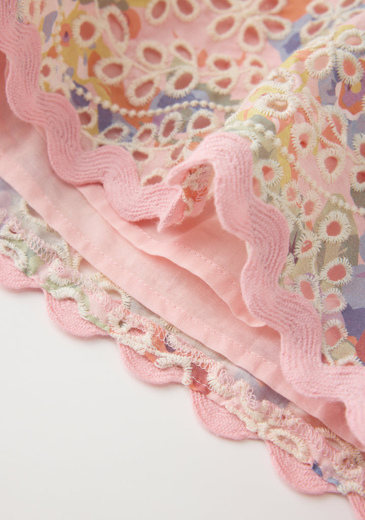 MARLO KIDS Alanna Embroidered Romper