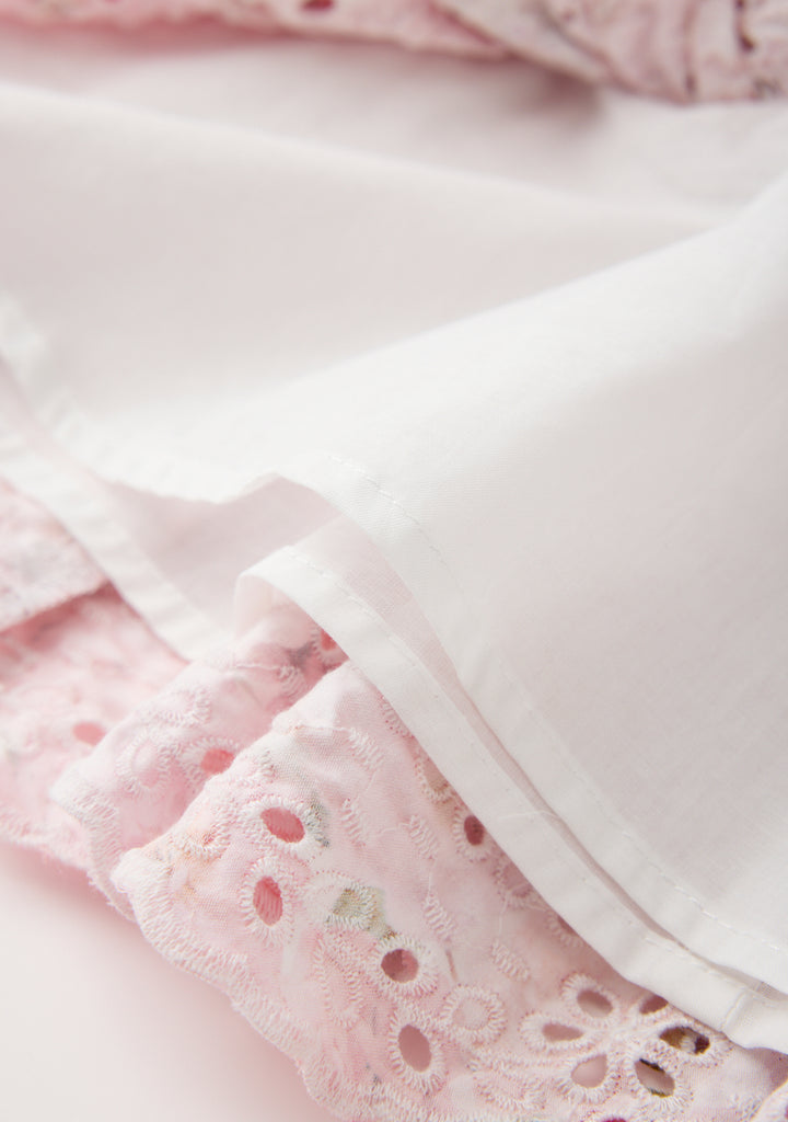 MARLO KIDS Julietta Cotton Embroidered Mini Dress