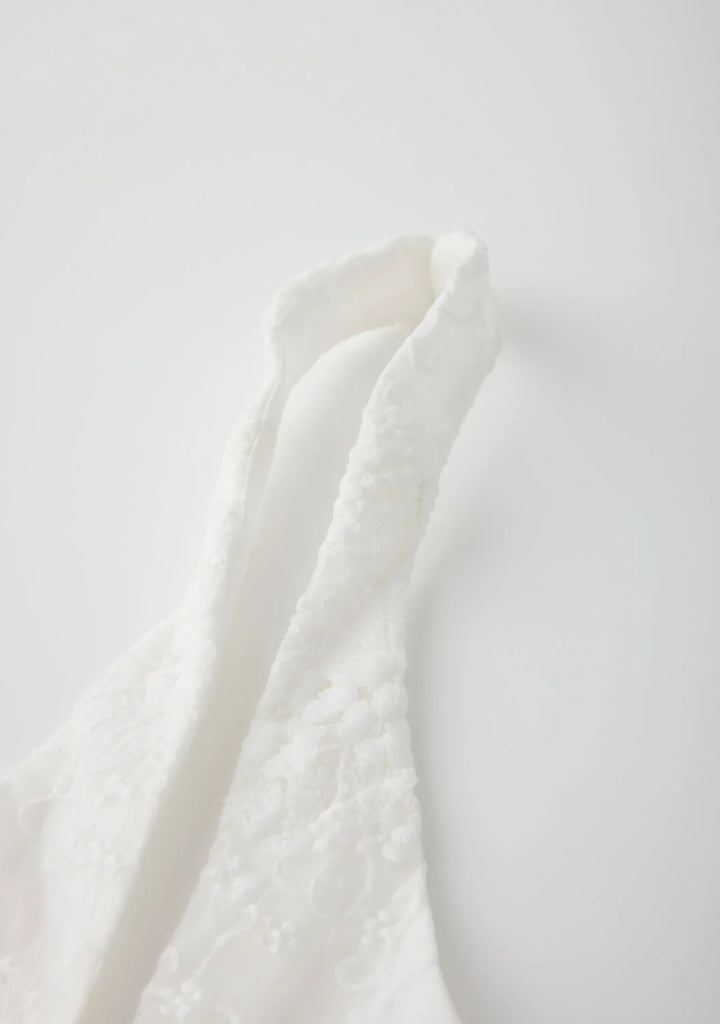 MARLO KIDS Paloma Lace Frill Maxi Dress