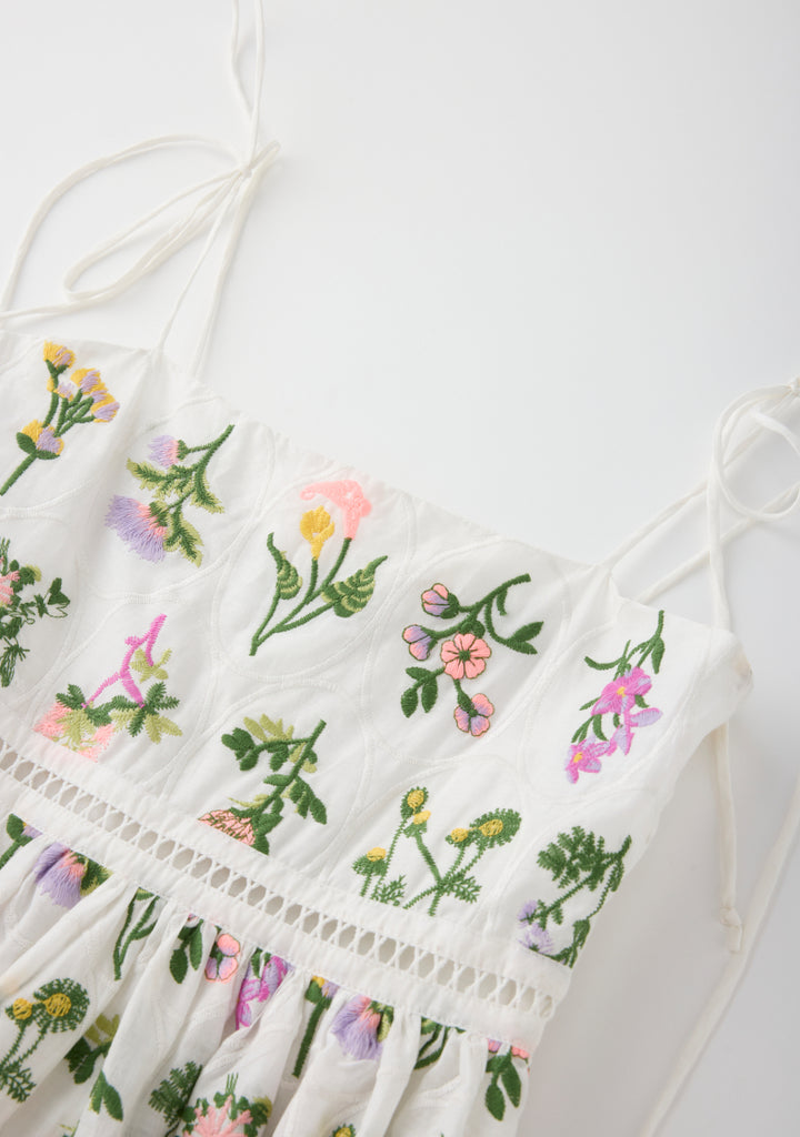 MARLO KIDS Emely Embroidered Mini Dress