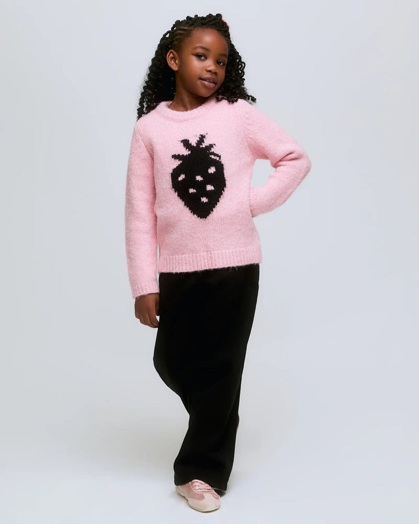 COMPANIA FANTASTICA Strawberry Knit Jumper Sweater