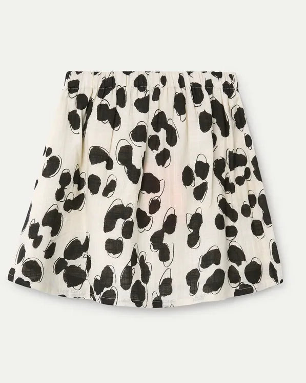 COMPANIA FANTASTICA SS26 Dalmatian Print Mini Skirt