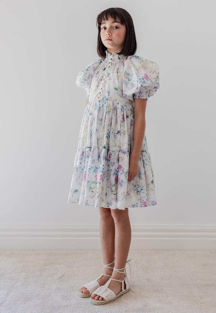 STEPH THE LABEL SS2026 Garden Print Voile Dress