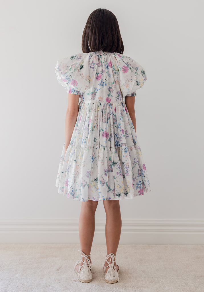 STEPH THE LABEL SS2026 Garden Print Voile Dress
