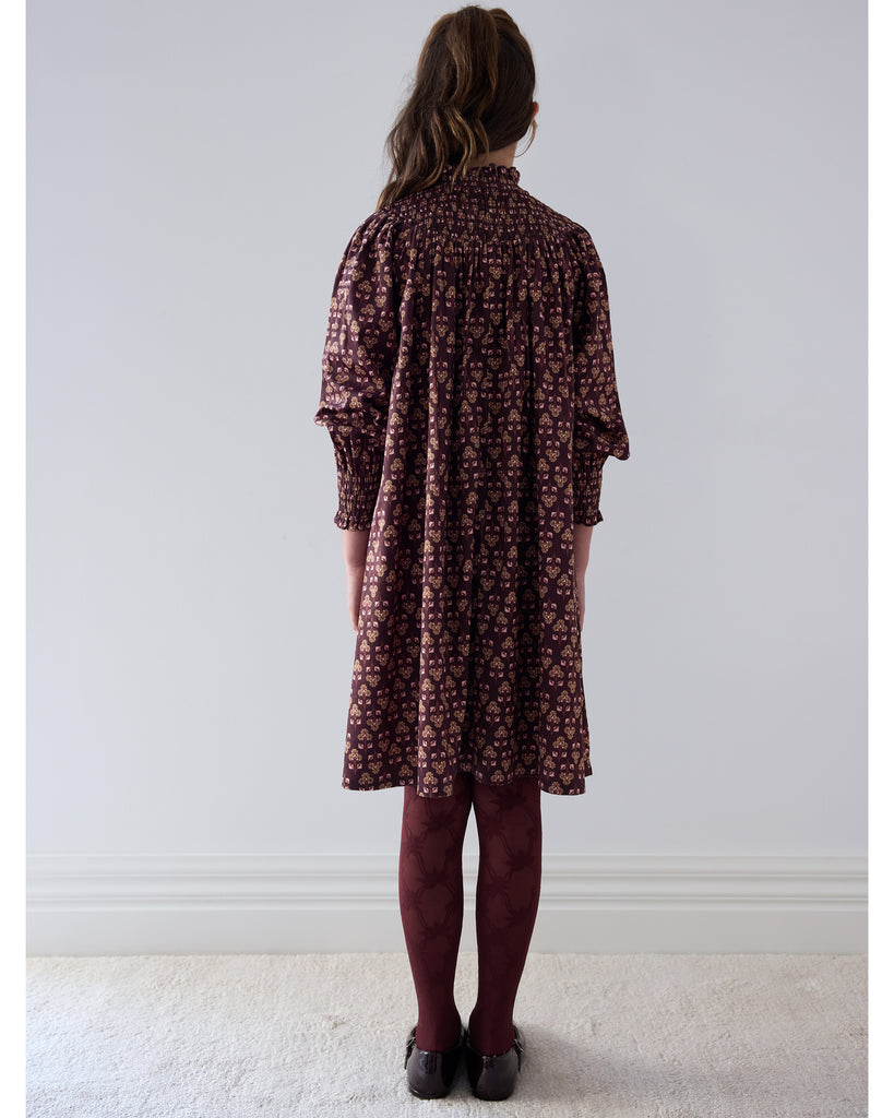 STEPH THE LABEL FALL 2026 Speckle Printed Cord Dress
