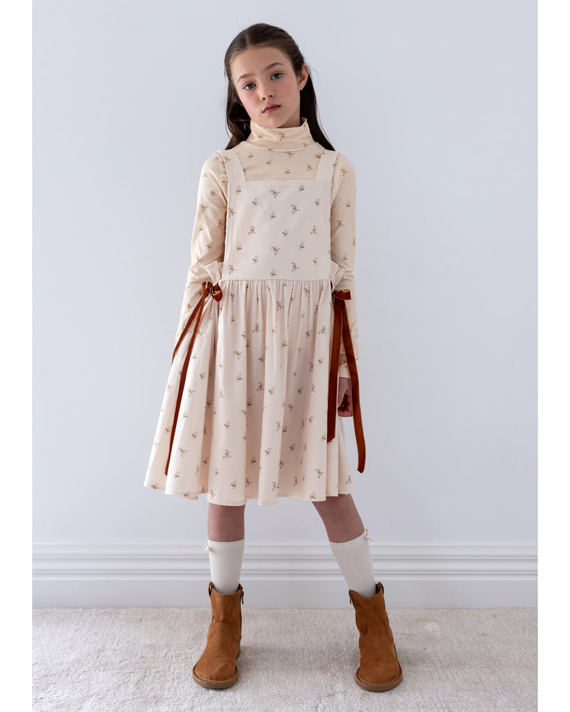 STEPH THE LABEL FALL 2026 Twigg Printed Cord Pinafore