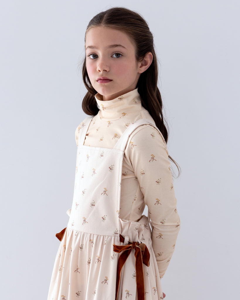 STEPH THE LABEL FALL 2026 Twigg Print Jersey Turtle Neck Top