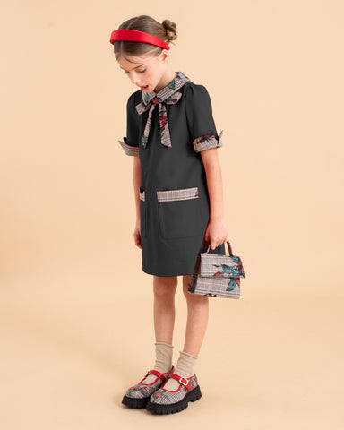 WEEKEND HOUSE KIDS "Small Is Beautiful" Green Check Skirt
