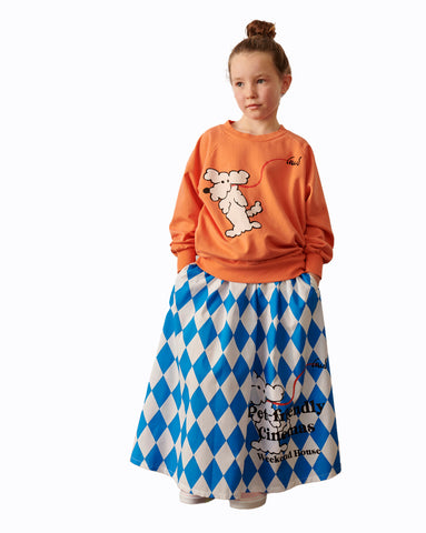 WEEKEND HOUSE KIDS FW23 Dog Stripe Polo Dress